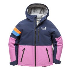 Town Hall Mountain Town Winter Jacket Kids' in Mulberry and Black Iris